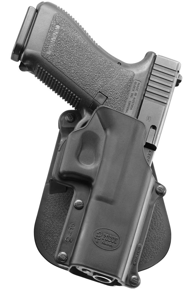 FobusGL3 Standard Holster for Glock 20, 21, 21SF (with std Glock rail), 37, 38, 40, 41 / ISSC M22, Right Hand Paddle