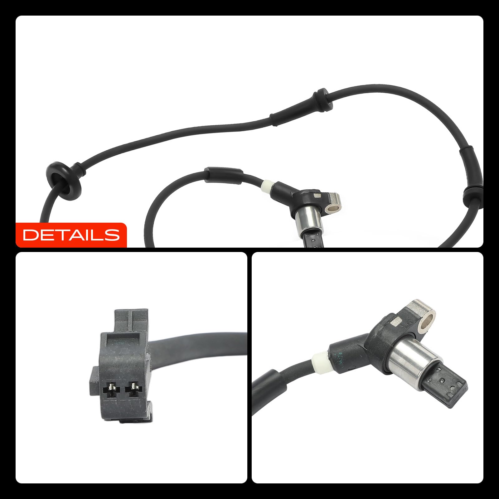 Frankberg Sensor de velocidad de ruedas Sensor ABS 2 Polos Compatible con Felicia II 6U1 Felicia I 6U1 Felicia I Touring 6U5 Felicia II Touring 6U5 Felicia I Pick-up 6U7 6UF Replace# 6U0927807A