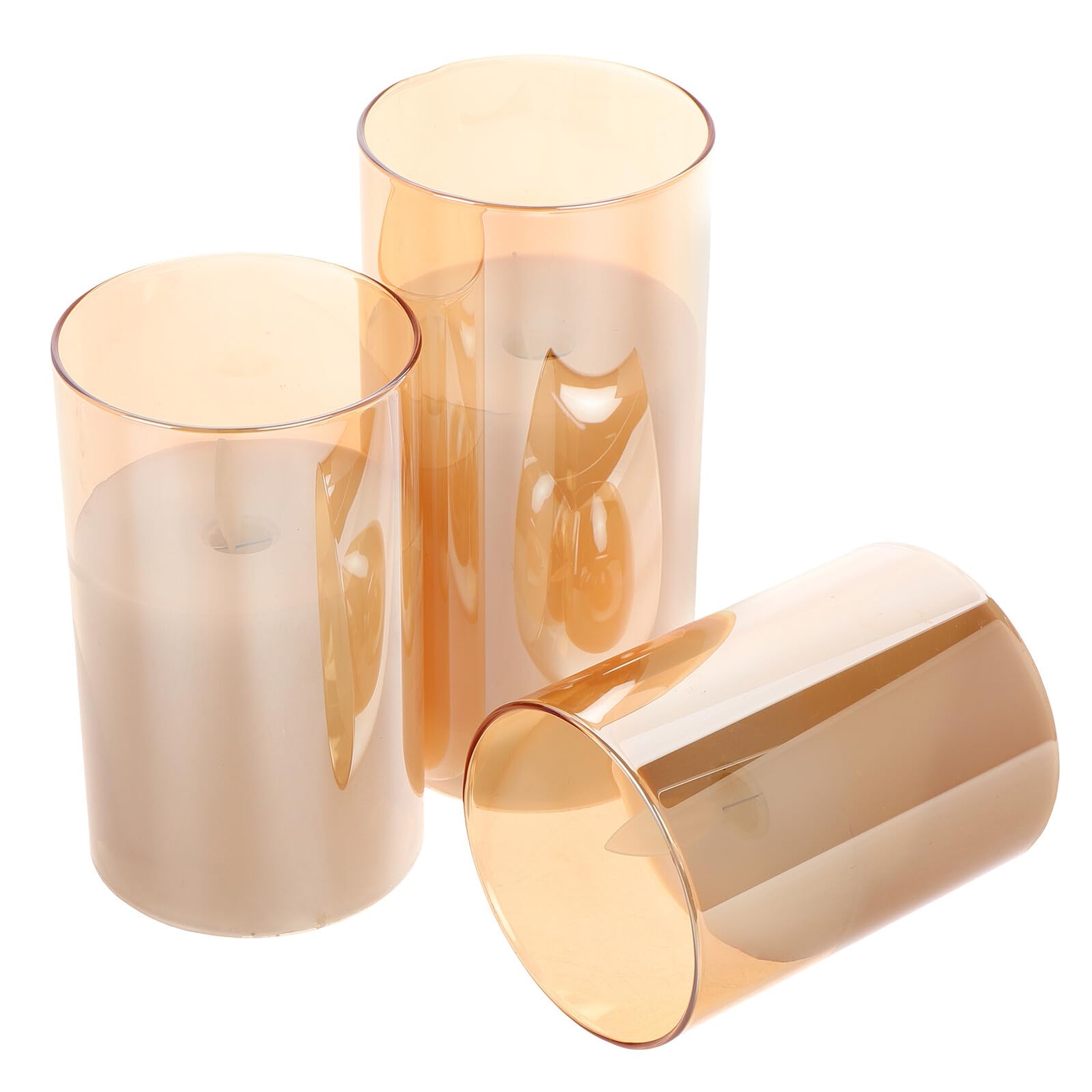 Bougies chauffe-plat LED en verre pour illuminer vos étagères sans risque de feu ni fumée