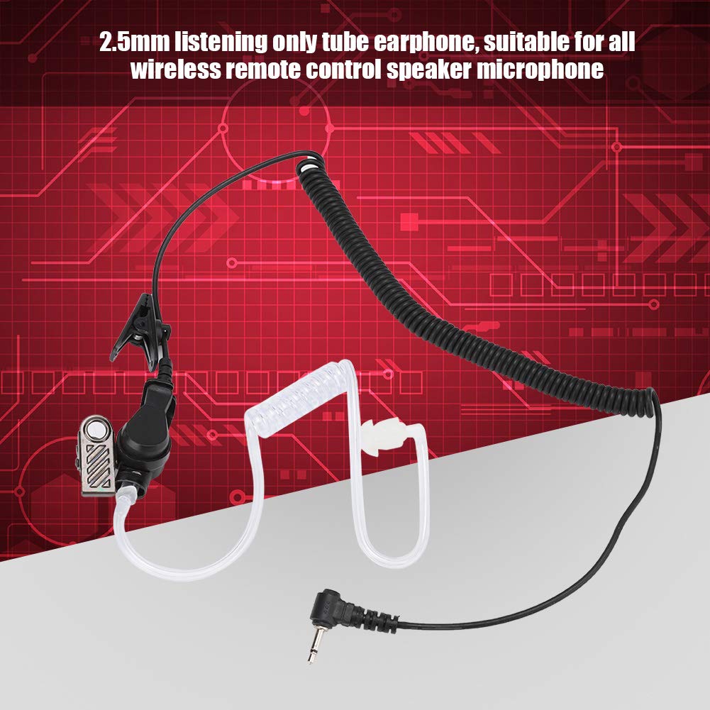 Annadue 2.5MM Air Acoustic Sound Tube Earpiece with Listening Only, Ideal for Noisy Environments for Wireless Microphone Systems - Image 4