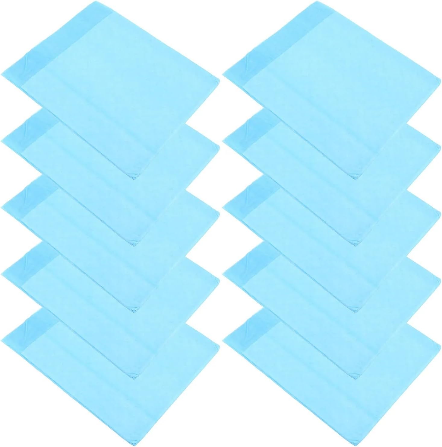 Disposable Bird cage Liner 100 Pcs Water-Absorbing Bird Dung Pad Safe Pe Non-Woven Fabric Disposable Cage Liner Long-Lasting Fresh Breathable Sky-Blue