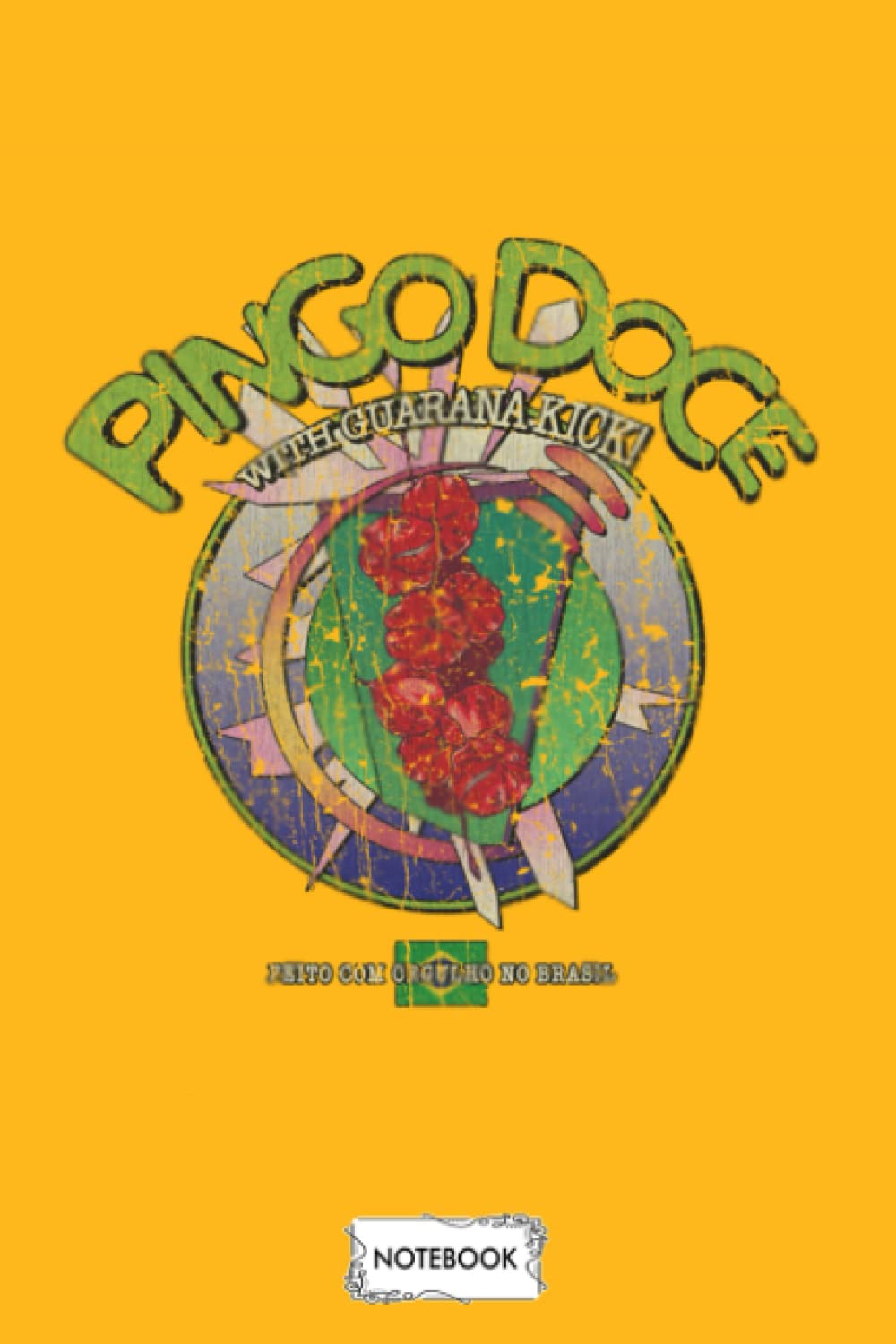 Pingo Doce Guarana Soda 2008 Portuguese Notebook: Planner, Journal, Lined College Ruled Paper, 6x9 120 Pages, Matte Finish Cover, Diary