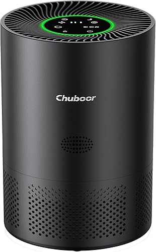 Chuboor Purificadores de aire para habitaciones grandes del hogar, H13 True HEPA para dormitorio, habitación, mascotas, cocina, baño, con