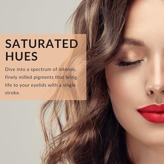 Color Me Beautiful Color Pro Single Eyeshadow, Full Pigment and Long-Lasting Pressed Powder, Cruelty-Free