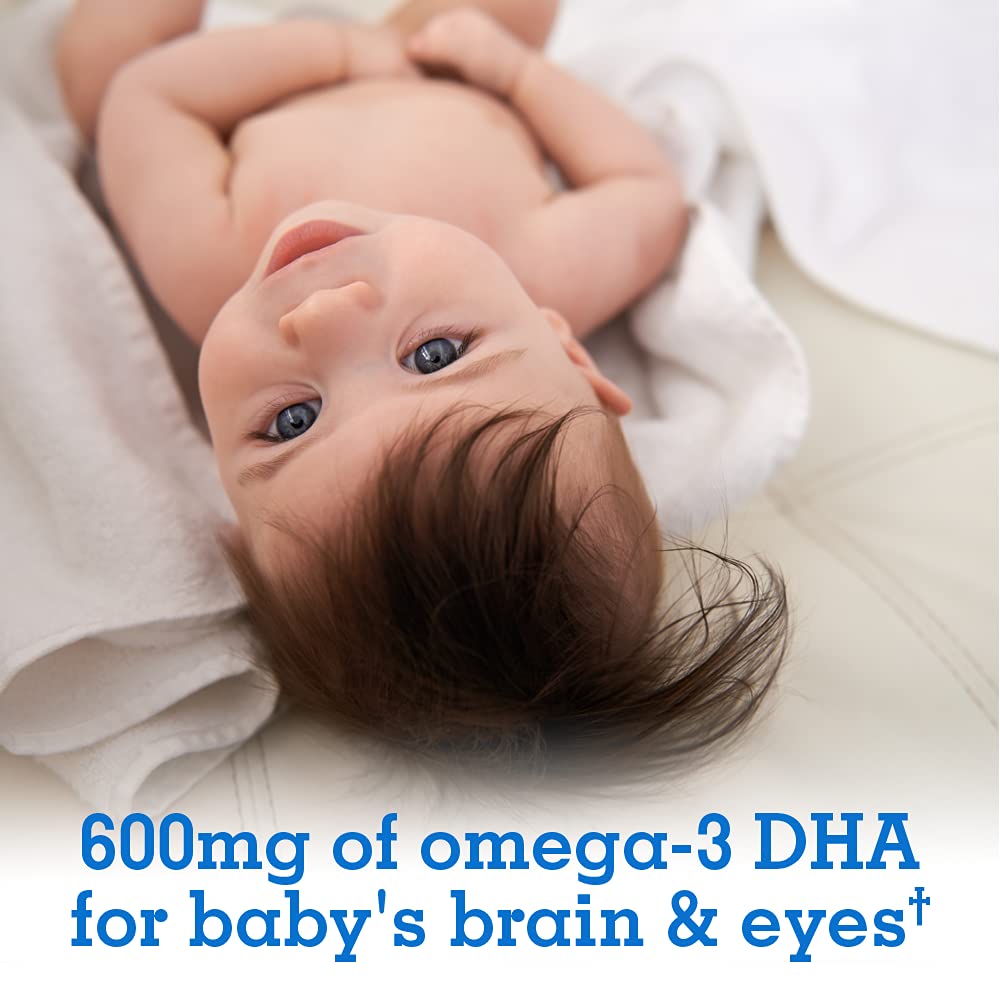 Garden of Life Baby DHA Drops, 600mg Omega 3 DHA Vegan for Baby's Brain & Eyes from Vegetarian Friendly Plant Based Sources (No Fish Oil) for Babies & Toddlers, 37.5 mL (1.26 fl oz) Liquid