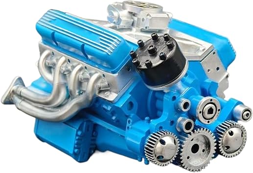Engine Model - Resin Science Kit, Mechanical Car Model | Student Learning, Classroom Project Tool, Home Studio, Bookshelf Decoration Desk Decoration Educational Construction Toy for Living Room