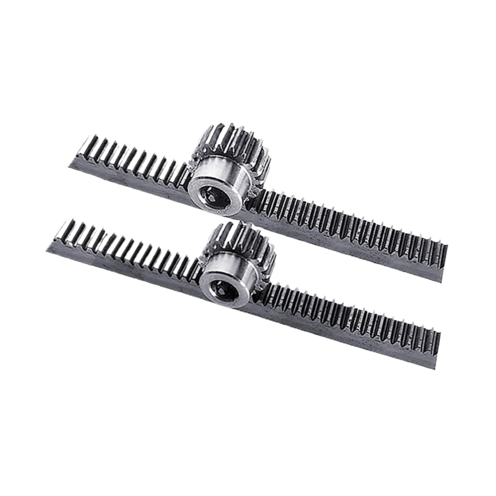 Cremagliera lineare in acciaio 12x12x500mm 2pz 1Mod 1 Modulo Cremagliera in acciaio ad alta precisione + 1M Pignone 25 denti(10mm)