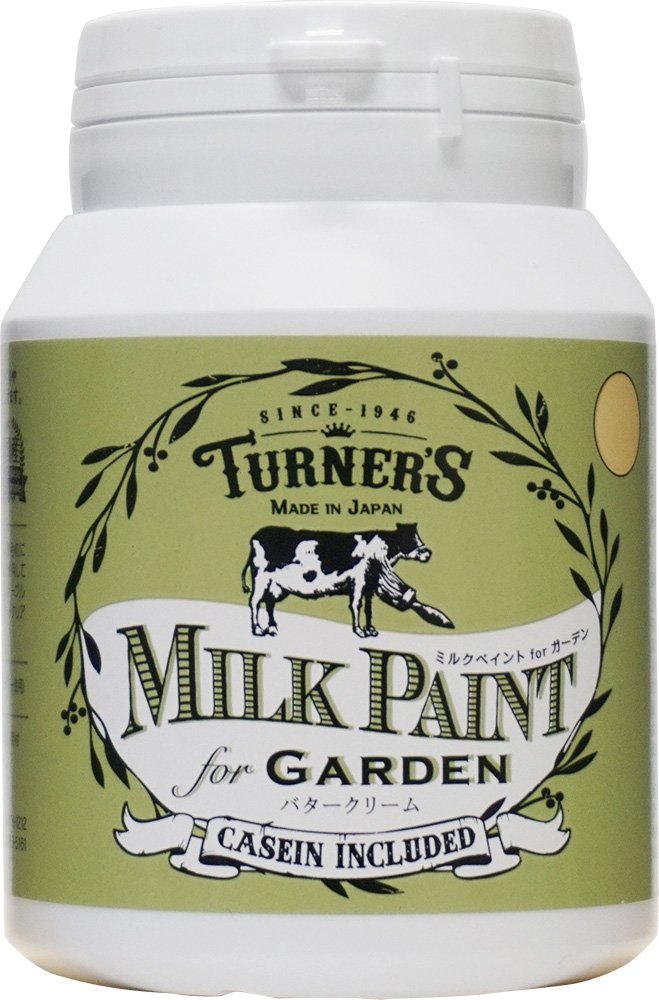 Turner MKG20312 Acrylic Paint, Milk Paint for Garden, Buttercream, 7.8 fl oz (200 ml)