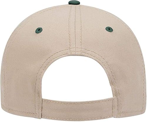 Miniatura 2 de Ashen Fane Gorra de béisbol básica de sarga de algodón superior de perfil bajo estructurado de 6 paneles