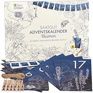 Owngrown Blume Adventskalender 2024 Saatgut