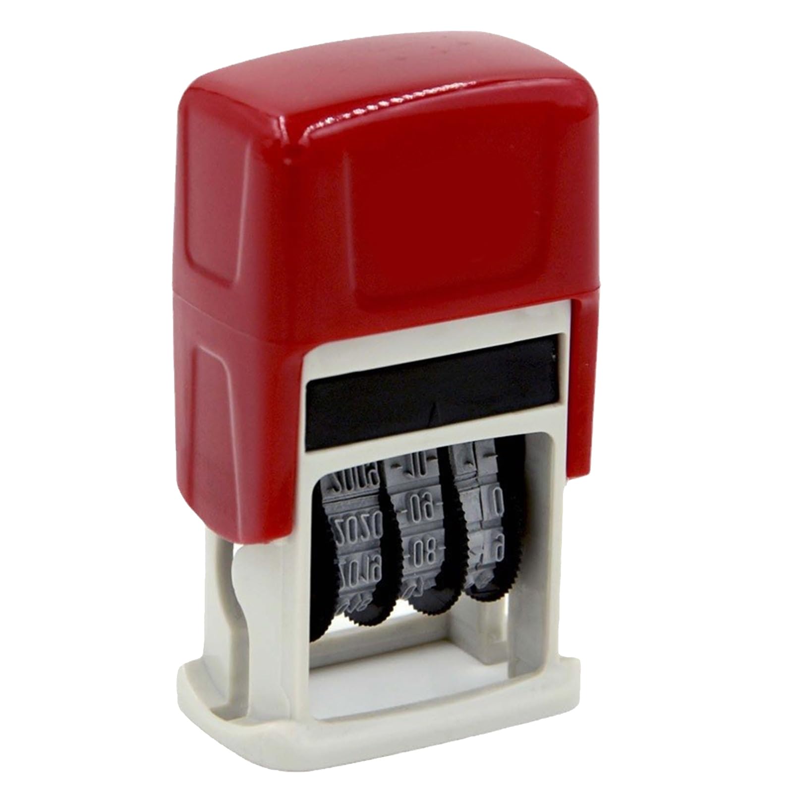 Rubber Stamp Line Dater Adjustable English Date Stamp Rubber Number Stamp Rotation Stamp Number Stamp for Scrapbooking Date Stamp
