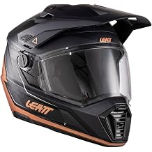Leatt 7.5 ADV Polymer Helmet Adventure Kit with Free 2.5 Goggles & Helmet Bag | 360 Turbine Technology | 4-Way Rider Setup with Removable Visor