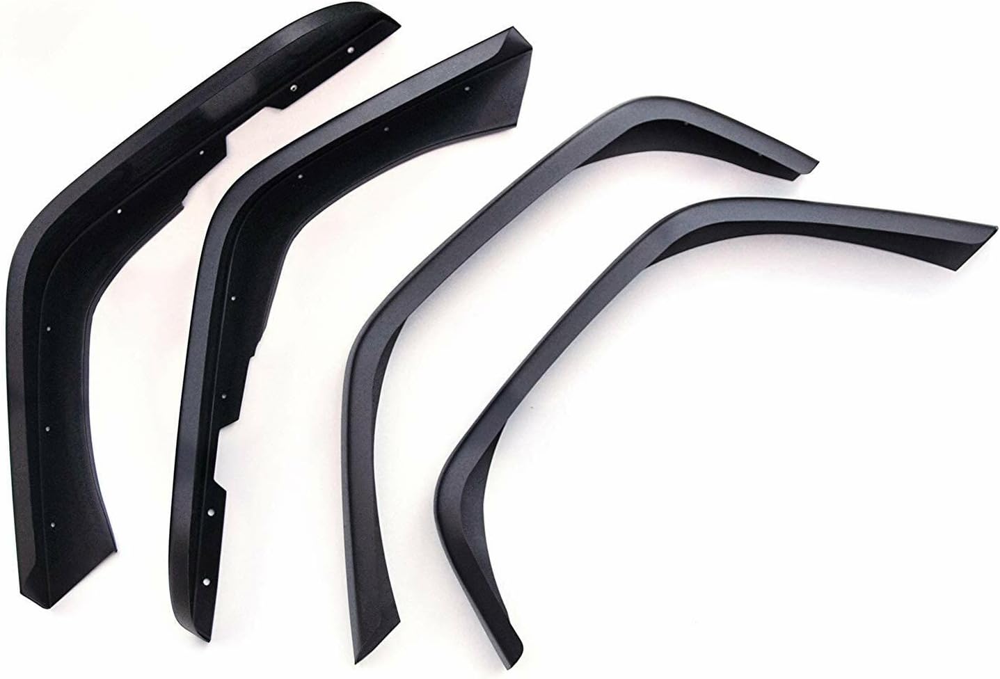 MCEFFJKG2 Generation II Guardabarros delanteros para Jeep Wrangler, color negro MCEFFJKG2 Generation II Guardabarros delanteros para Jeep Wrangler, color negro