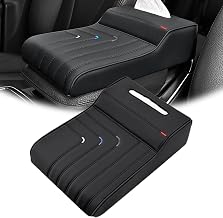 Subaru Forester SJ5/SJG Type Car Armrest, Memory Foam Anti-Slip Silicone, Armrest Cover & Console Box Storage, Driving Fatigue, Car Supplies, Universal Type, Easy Installation, 2025 New Product, Black