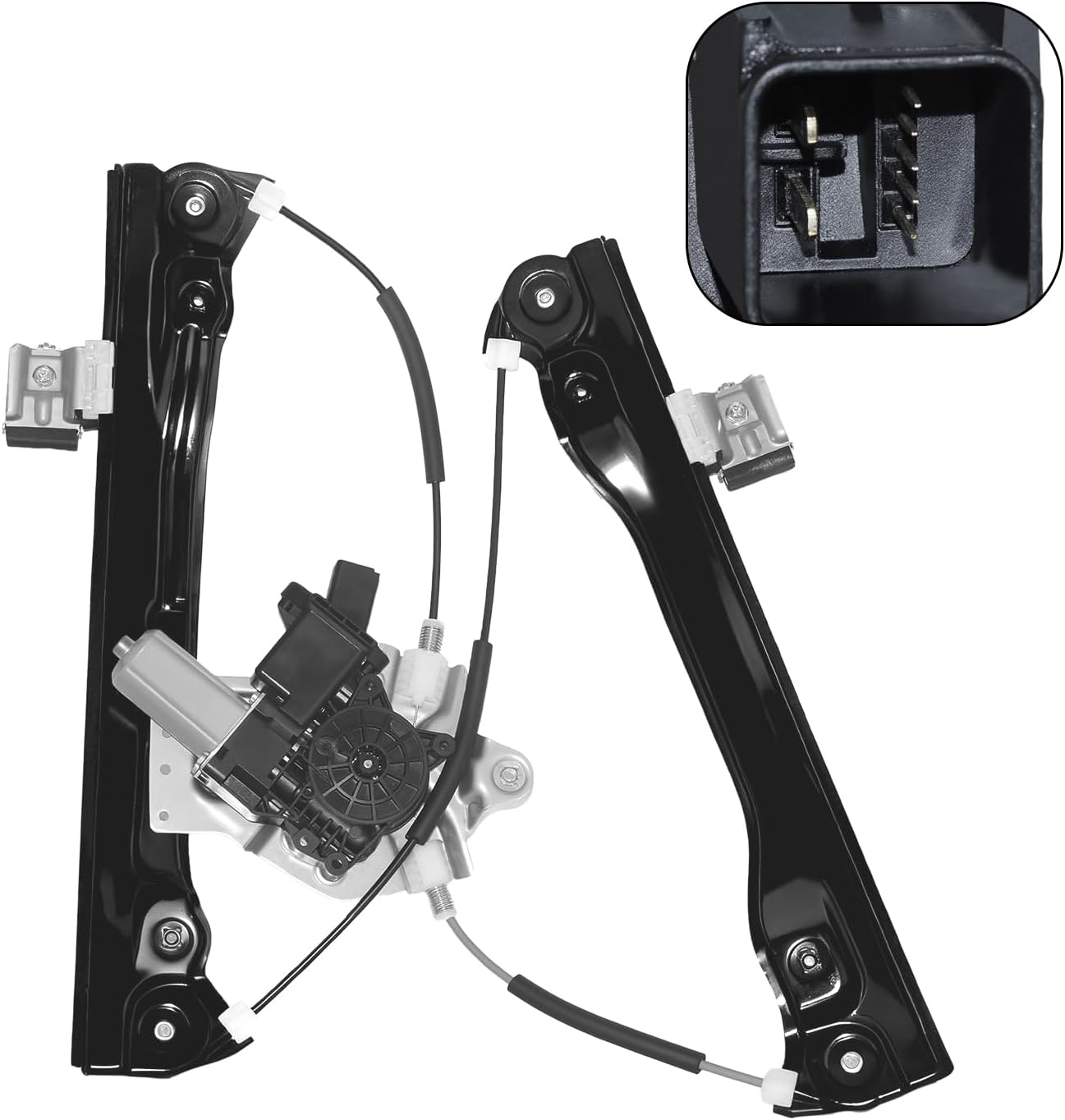 748-974 Front Driver Left Side (7 Pins Connector) Power Window Regulator W/Motor for 2016 Chevy Cruze Limited for 2010-2015 Chevy Cruze W/Express Up and Down Replace 94532757 75226747