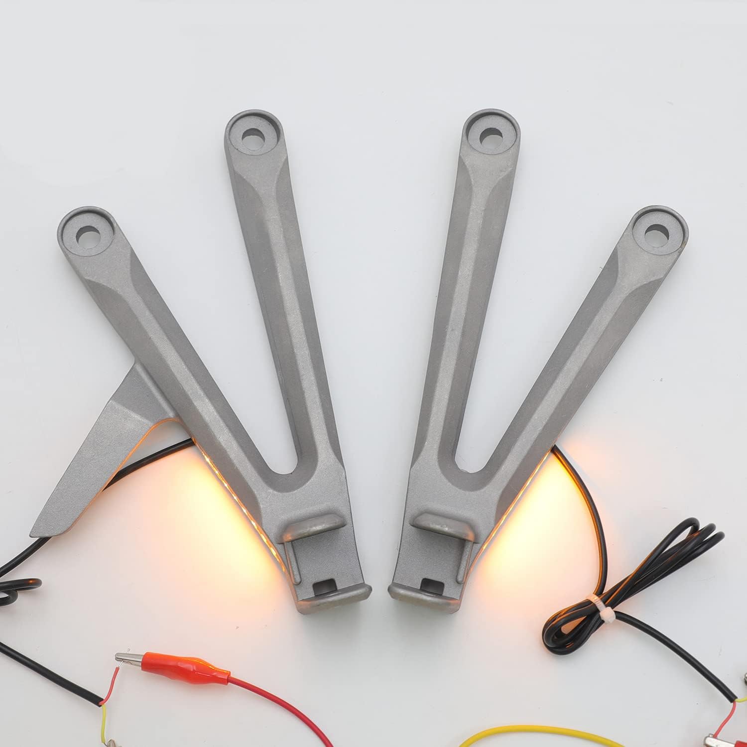 HTTMT MT390-007-BK Black Front Rider Foot Pegs Bracket Compatible with Cbr600Rr 2003 2004 2005 2006