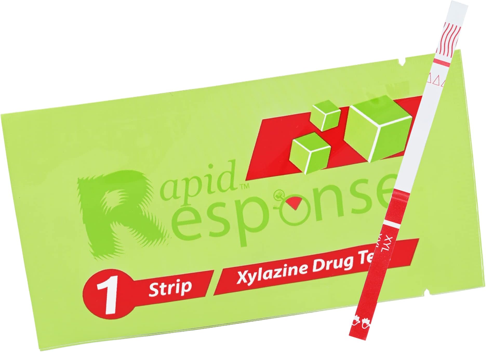 Rapid Response Xylazine Test Strips - Pack of 10 Test Strips - Test Liquids and Powders for Presence of Xylazine