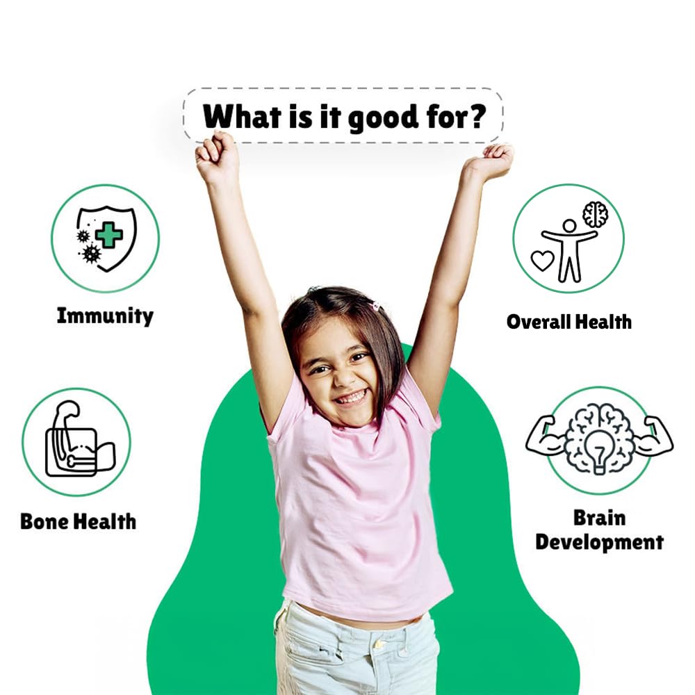 Little Joys Immunity Boosting Kit | 2-6 years | For Better Immunity & Overall Health Development | With Ragi, Bajra, Vitamin A, C, D3, B12, Zinc & DHA | Nutrimix (350g) & Multivitamin Gummies (30N)