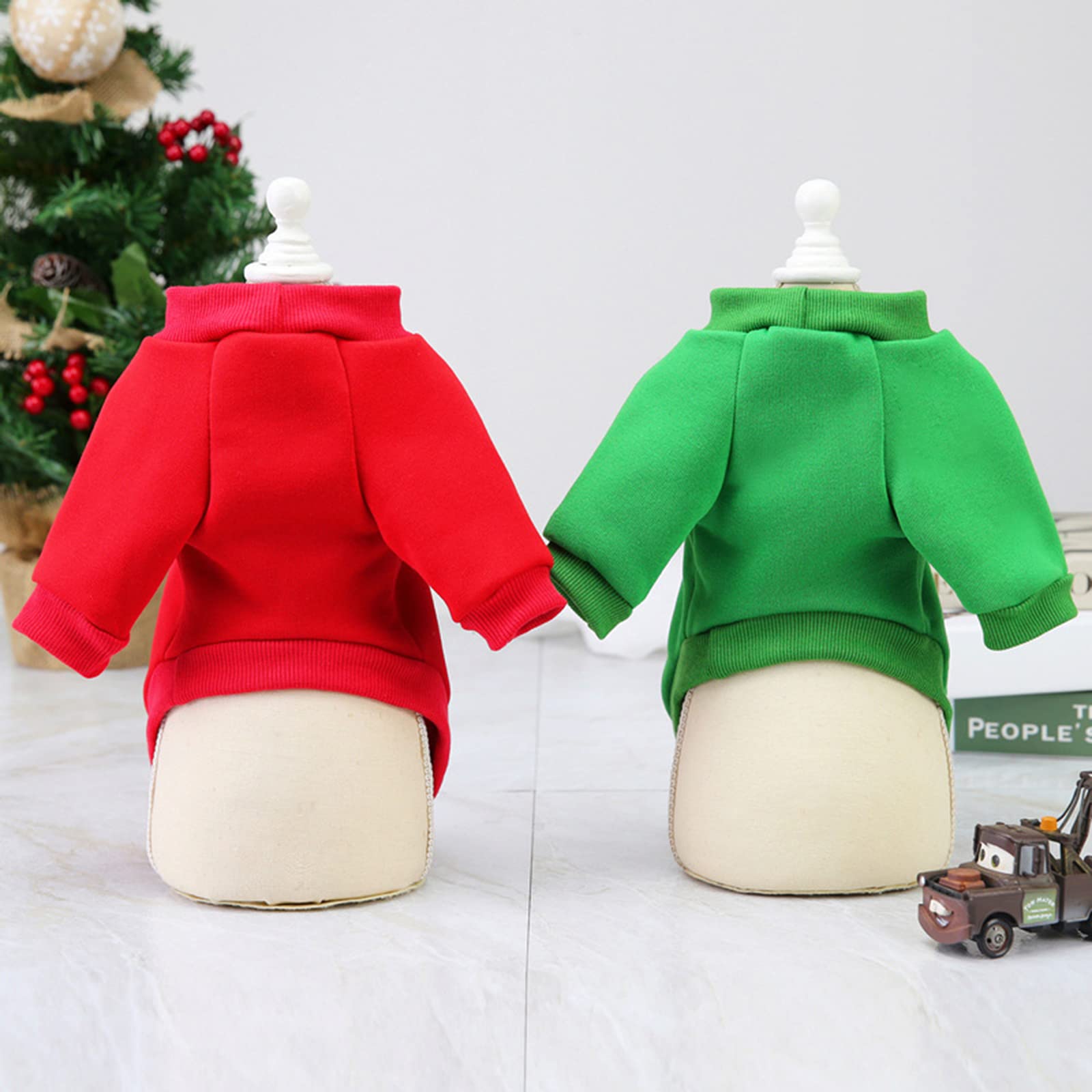 SUPJADE 2 stuks kersttrui voor honden - trui kat kerstkleding