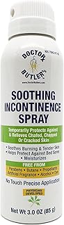 Doctor Butler’s Soothing Incontinence Spray - Barrier Spray for Incontinence with Touchless Application to Help Protect Sensitive Irritated Skin Caused by Adult Incontinence (3 oz)