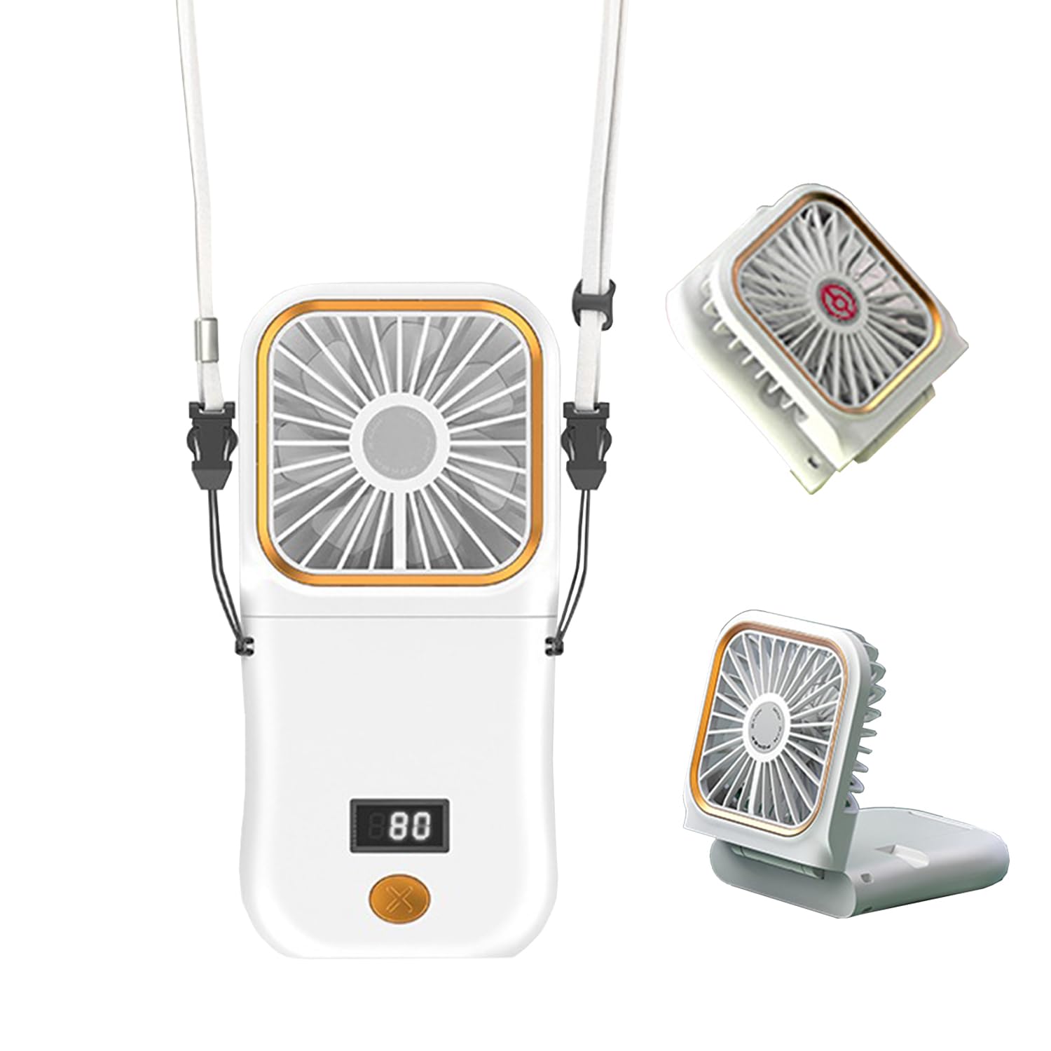 Sponsored Ad – Portable Handheld Fan, 3 IN 1 Mini Hand Fan, Rechargeable with USB Rechargeable Battery Operated Cooling Electric, Small Pocket Fan Travel Essentials for Outdoor, Office Room Household