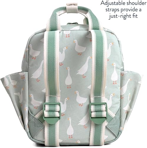 Miniatura 3 de Itzy Ritzy Mochila para niños pequeños  Bolsa de guardería  Cuenta con correas ajustables para el hombro, 2 bolsillos laterales e interior espacioso