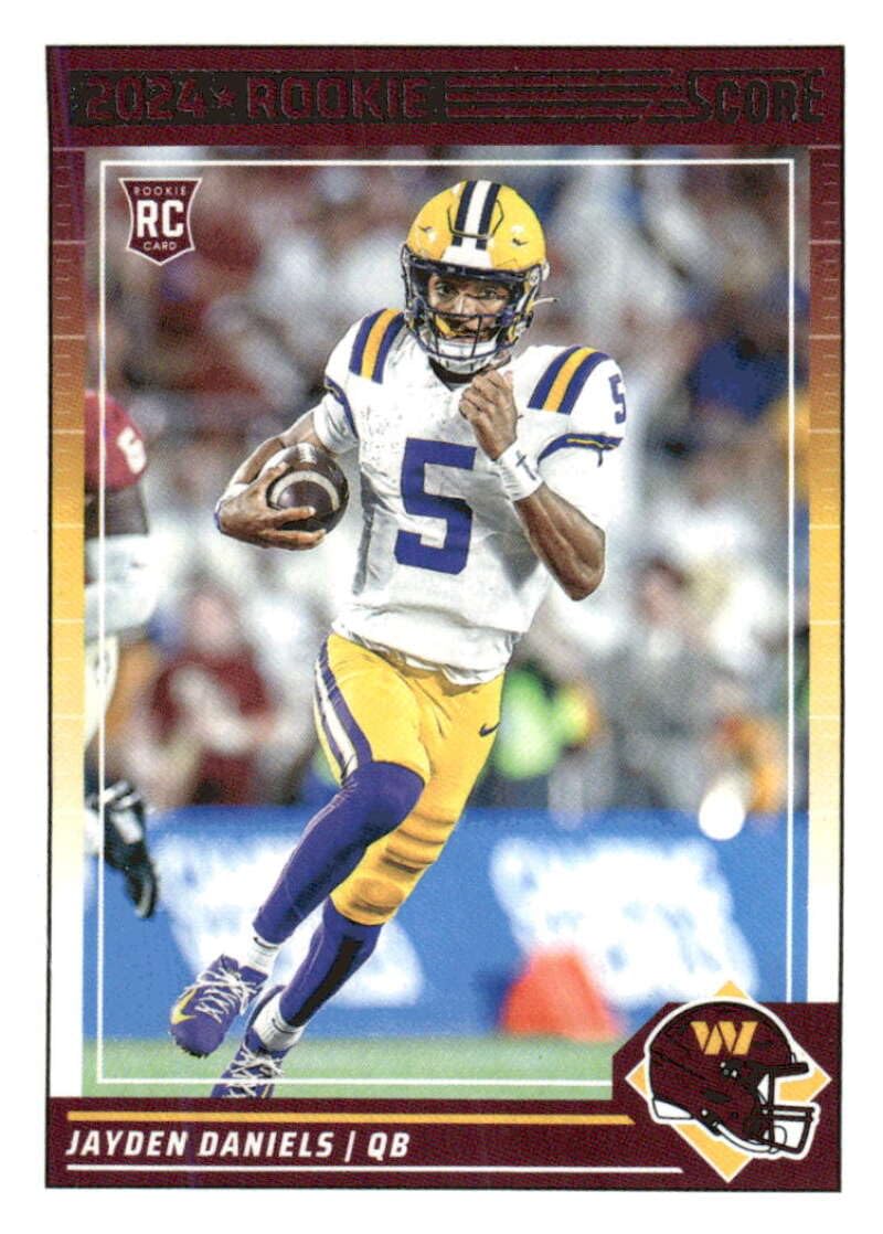 Amazon.com: 2024 Score #302 Jayden Daniels Washington Rookie Football Card 