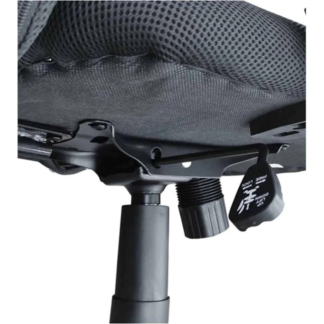 SHIITO | Modello ErgoFlex - Sedia da ufficio con ruote, comfort ergonomico e stile moderno, schienale traspirante, colore nero, 58 x 118 x 60 cm