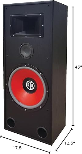 Miniatura 8 de BIC AMERICA RTR-EV15 - Altavoz de suelo bi-amplificador de 3 vías de 3 vías de 15 pulgadas con tweeter de bocina de alta eficiencia