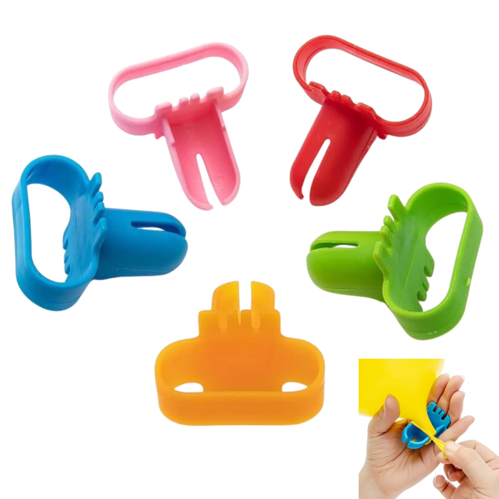 10Pcs Random Color Balloon Tie Tool, Quick Balloon Knotting Tool for Birthday Christmas Party Decor, Balloon Column and Arch Supplies