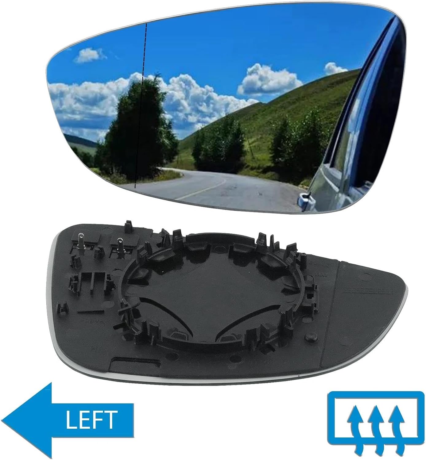 に適合する VW に適合する パサート B7 2010 2011 2012 2013 2014 2015 左 N/S ウィングドアミ