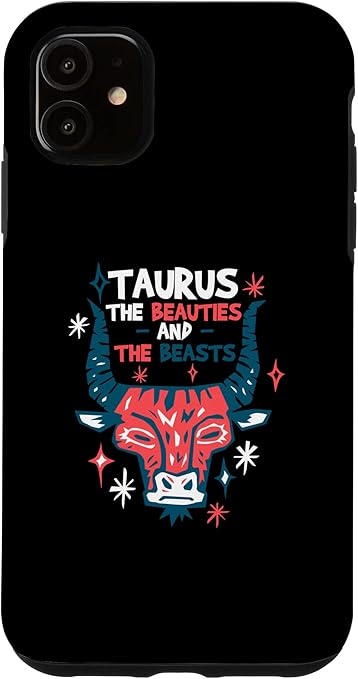 iPhone 11 Taurus Zodiac Sign Facts Quote Bull Horoscope Astrology Case