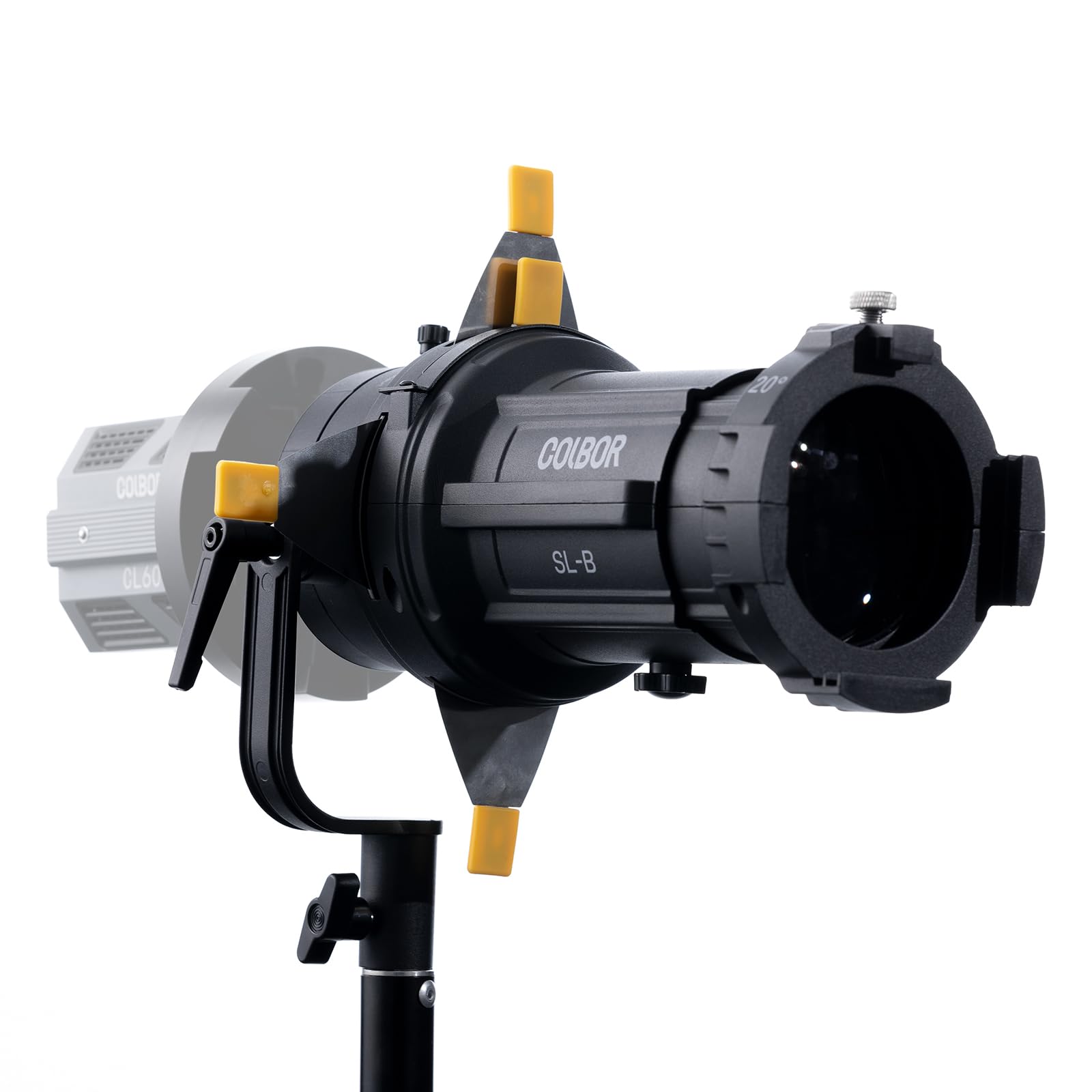 COLBOR - SL20-B Bowens-Mount-Strahler - Kompatibel mit der COLBOR CL60/CL100X-Serie - Gehäuse aus Aluminiumlegierung für Haltbarkeit und Langlebigkeit