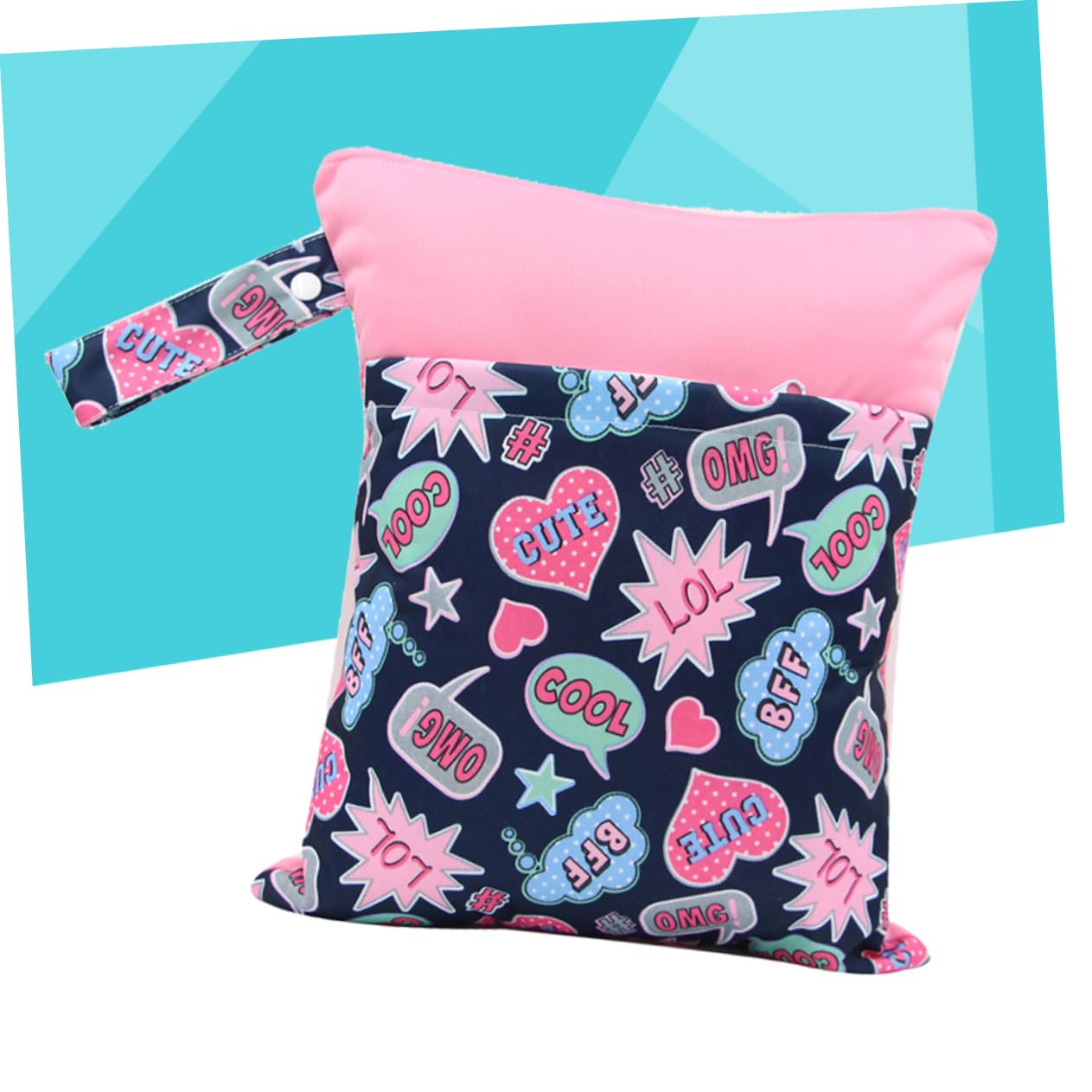 TOYANDONA 3 Piezas Bolsa Mojada De Pañales Bolso De La Primera Regla Bolsa De Almacenamiento De Tampones Bolsa De Toallas Sanitarias Recoger Bolsas Bolsa De Pañales Soporte Bebé Impresión
