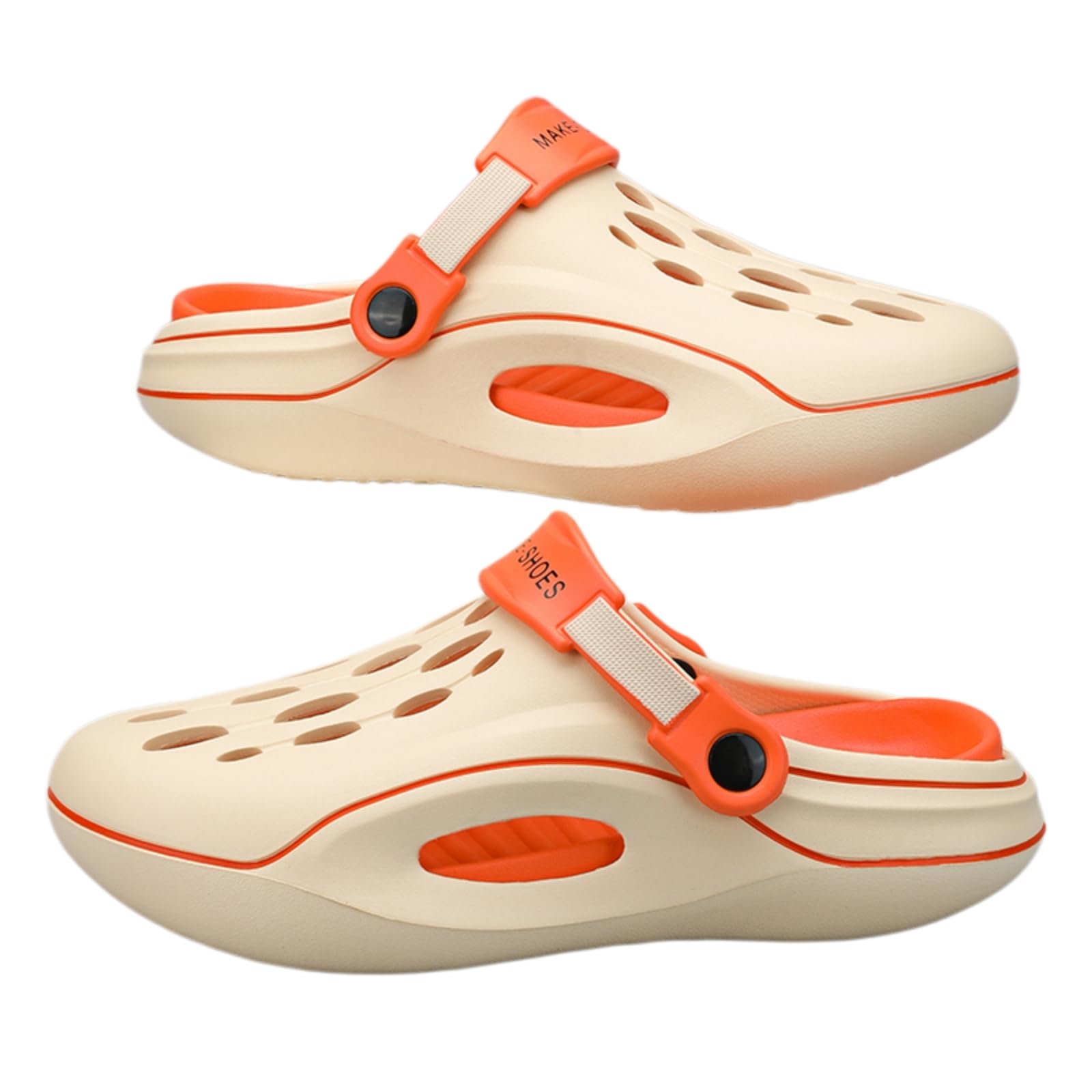WANGSHUO Letnie kapcie unisex Eva Clogs Slides, wygodne oddychające sandały, wsuwane buty na co dzień na plażę do ogrodu na zewnątrz codzienne noszenie