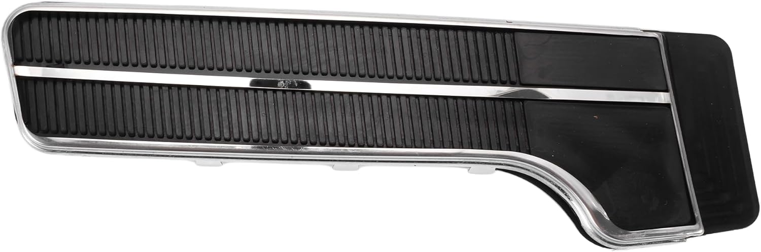 Accelerator Gas Pedal Pad with Trim for Chevy Pickup Truck Impala 1965-1970 Chevelle El Camino 64-67 Rubber Metal Footrest Pedal