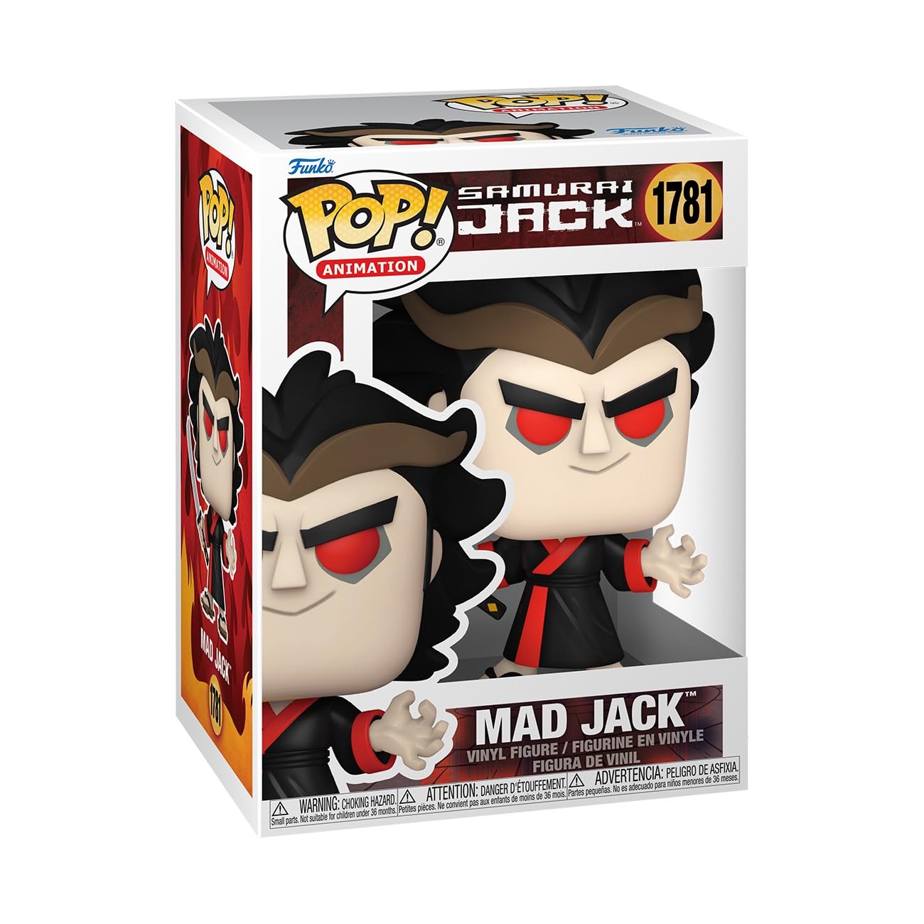 Funko Pop! Animation: Samurai Jack - Mad Jack - Vinyl Collectible Figure - Gift Idea - Official Merchandise - Toy for Children and Adults - TV Fans - Model Figure for Collectors and Display