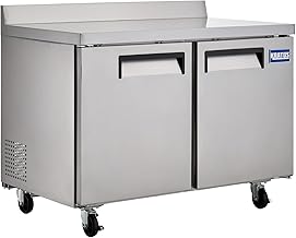 Kratos Commercial Refrigerator, 2 Door 48" Worktop Refrigerator (67K-308)