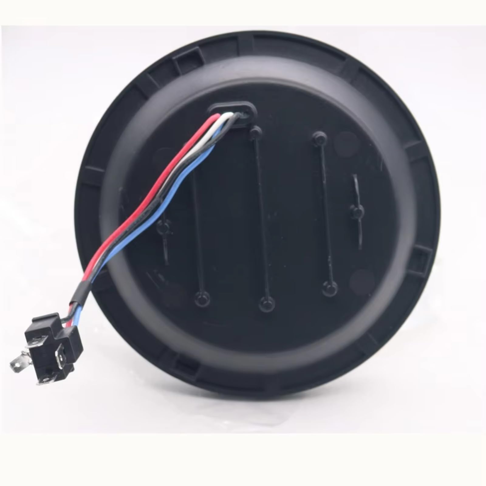 Fari Per Auto Per Jeep Per Wrangler JK JKU Per Rubicon Per Sahara 2007-2018 Auto 75W Rotondo 7 "Fari A LED + 4" Led Fendinebbia Halo Paraurti Anteriore Set Luci(Chrome)