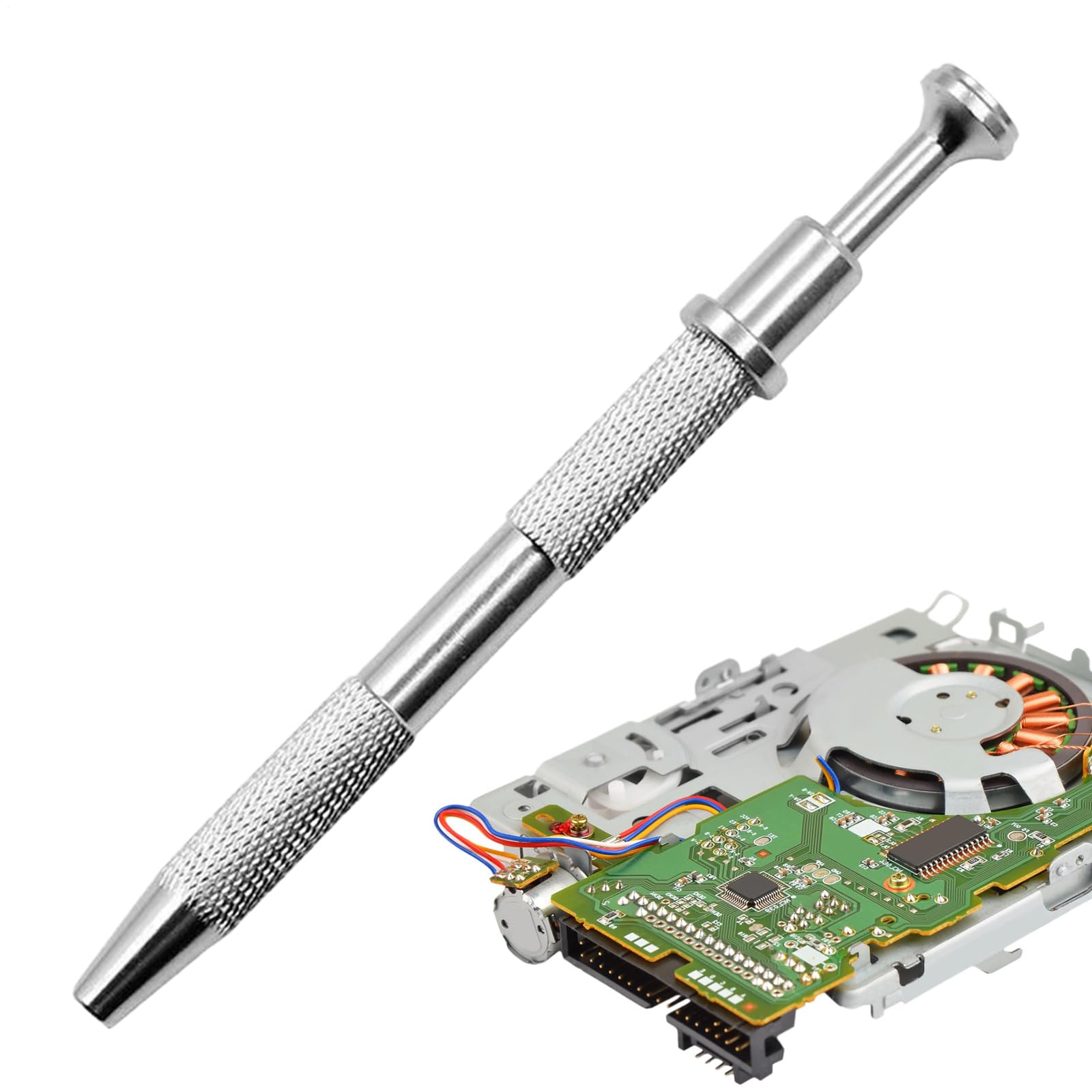 Penna di estrattore componente elettronico con artigli regolabili - IC, BGA, PLCC Chip Back | Design a molla ergonomico per riparazioni della scheda madre, telefono