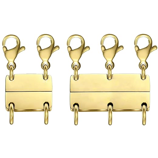 Strong Magnetic Multi-Necklace Layering Clasp Separator