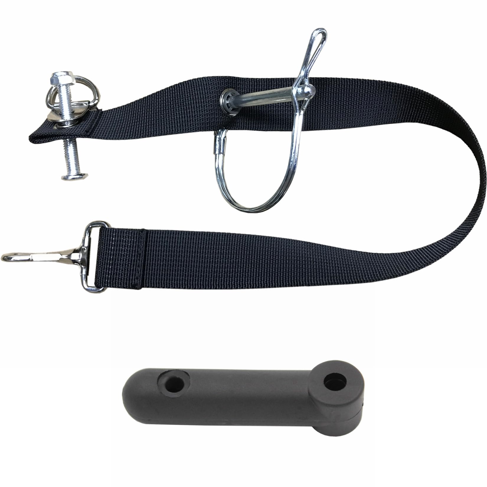 Steel Hitch and Flex Connector Set for Burley Bike Trailers and Other Similar Tow Arm Trailers