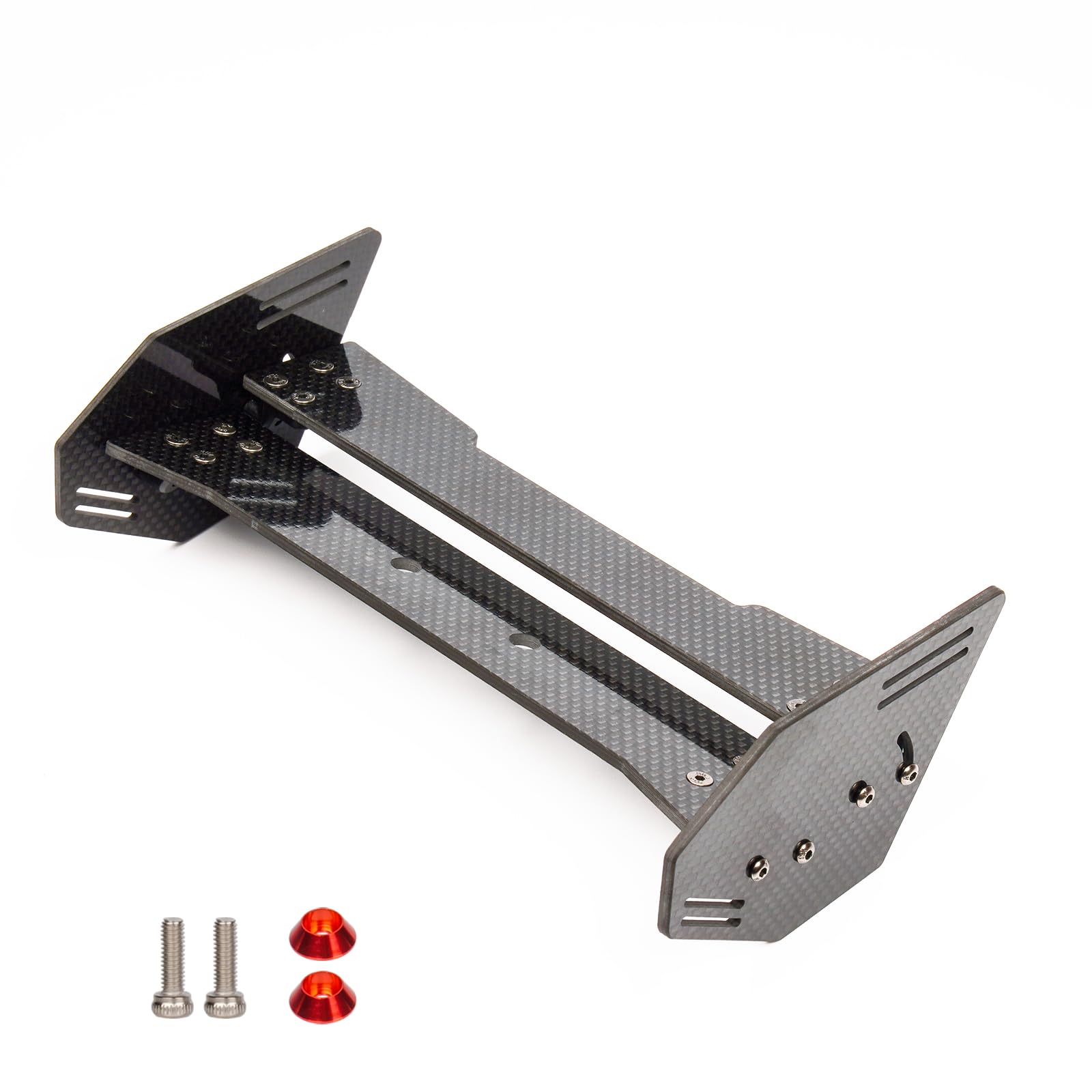 Carbon Fiber Tail Rear Wing for Arrma 6S 1/8 Typhon,3 MM Thick RC Car Upgrade Part Replace ARA480024/ARA40041(1/8 6S Typhon-Small Size Style)