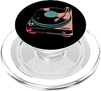 Vista 1 de Retro Turntable PopSockets MagSafe PopGrip for iPhone