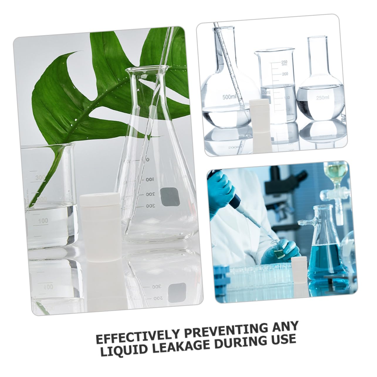 Cabilock Tapered Plug Stopper Tube Stopper for Lab Industrial Home Use Sturdy PTFE Resistant Quick Installation