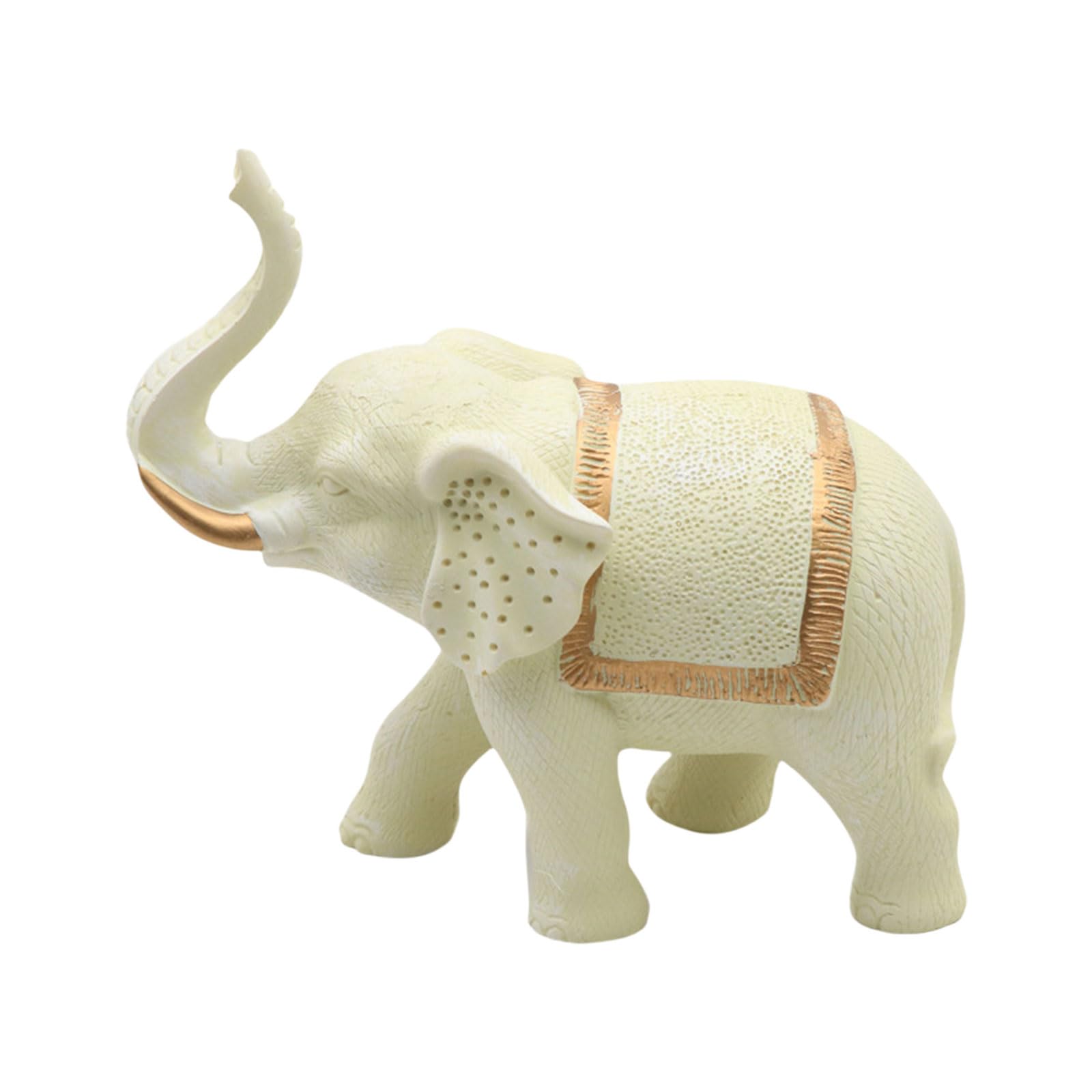 Elefante buena suerte riqueza resinas estatua modelo animal figura hogar oficina feungshui adorno escritorio decoración regalo símbolo escultura