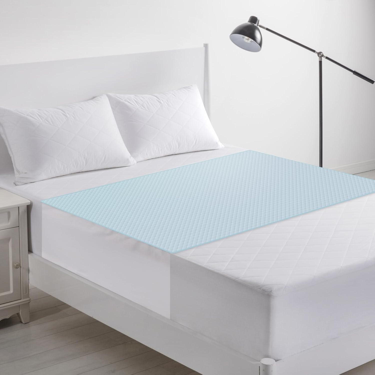 2 Pack Reusable Bed Pads Washable Waterproof Queen Size-Tuckable Bed Pads Extra Large,34×60 Cloth Bed Pads Washable for Adults ,Nonslip Blue Pads for Incontinence for Adults,Bed Wetting Pads for Kids 2 Pack Reusable Bed Pads Washable Waterproof Queen Size-Tuckable Bed Pads Extra Large,34×60 Cloth Bed Pads Washable for Adults ,Nonslip Blue Pads for Incontinence for Adults,Bed Wetting Pads for Kids