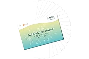 HTVRONT 8.5x14 Inch Sublimation Paper for Cricut Infusible Ink and DIY Crafts