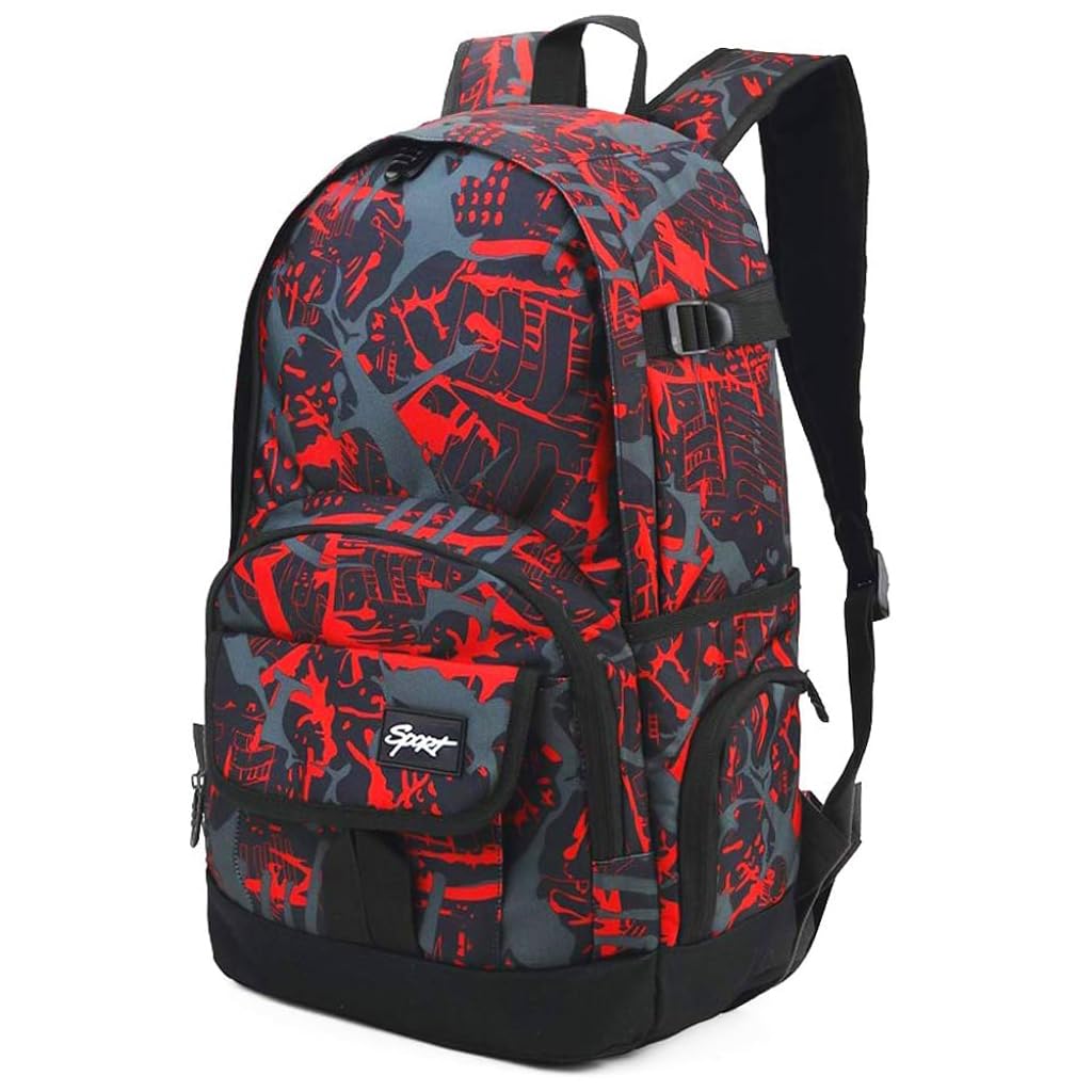 PALAY® School Bag for Girls College Backpack for Women and Girls Stylish Waterproof Trendy School Bag (Red) (B0CZL6B897) Amazon Price History, Amazon Price Tracker
