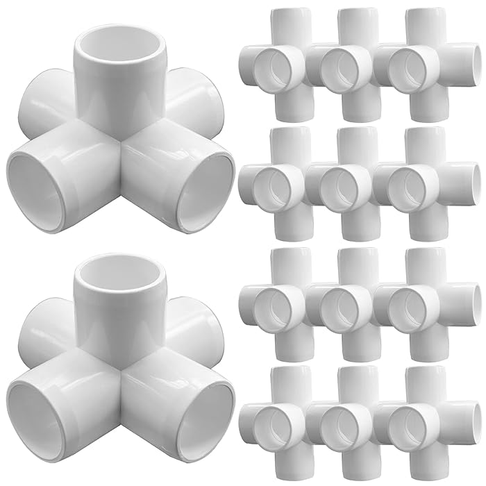 Buy EPHECH 5Way 3/4Inch PVC Elbow Fittings, 14PCS PVC Fitting SCH40